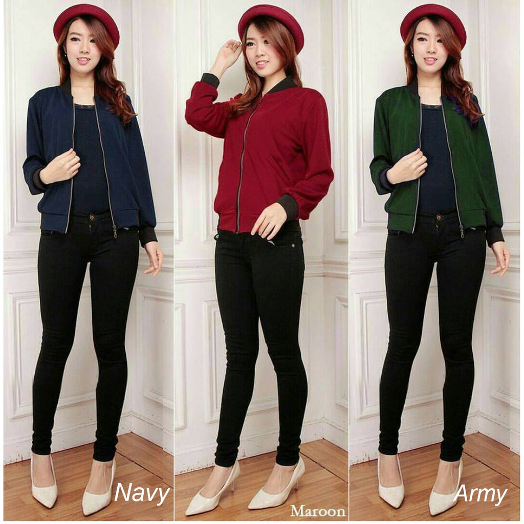 Jual BOMBER Combi Jaket BOMBER OUTNER BOMBER ARMY Lengan panjang HEL KG ...