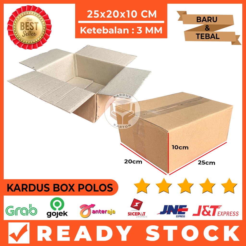 Jual Kardus Karton Box Polos Packing X X Cm Tebal Baru Murah