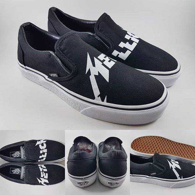 Sepatu vans outlet metallica original