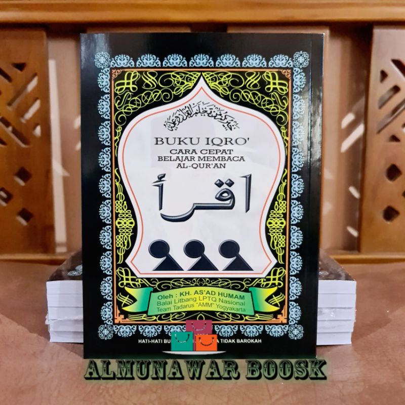 Jual Buku Iqro Ukuran Besar Kertas Hvs,iqra Lengkap Jilid 1-6 Dalam ...