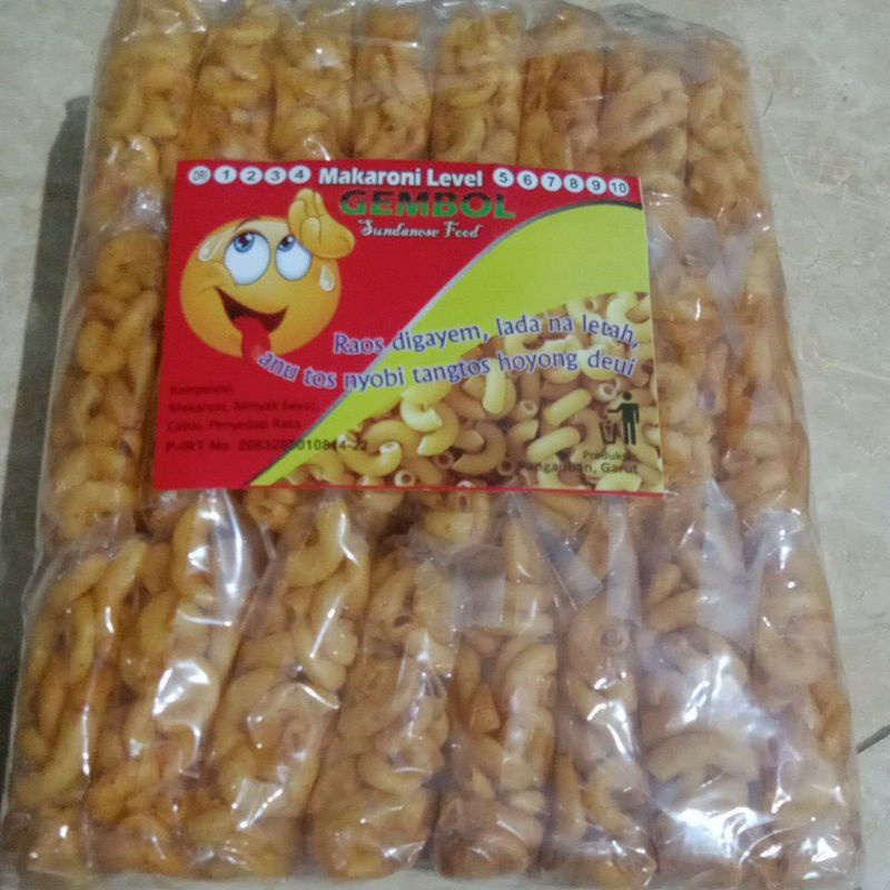 Jual makaroni gembol level ori-10 / 1pack @24pcs | Shopee Indonesia