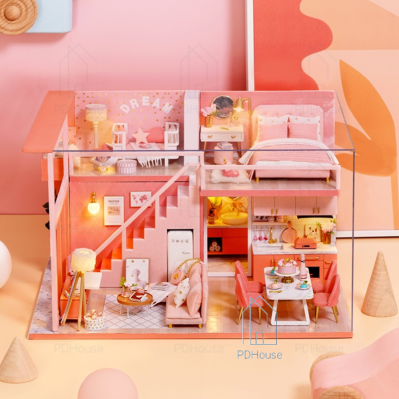 Jual (PDH) CUTE ROOM DIY HOUSE MINIATURE SWEET ANGEL / MINIATUR RUMAH