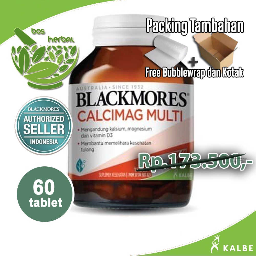 Jual Blackmores Calcimag Multi Suplemen Sumber Kalsium, Vitamin D3
