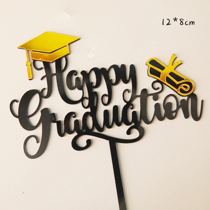 Jual Topper Grad/ Topper Graduation/ Topper Wisuda/ Hiasan Kue Wisuda