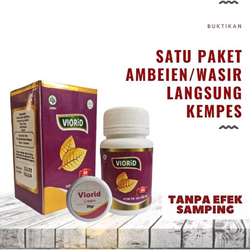 Jual VIORID OBAT WASIR AMBEYEN PALING AMPUH BERGARANSI HERBAL AMBEYEN ...