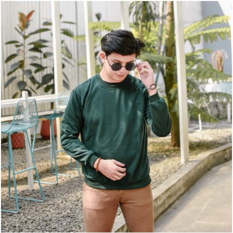 Jual BASIC SWEATER O NECK SWEATER LEMBUT TERLARIS Shopee Indonesia