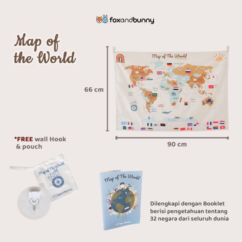 Jual Map of The World | Shopee Indonesia