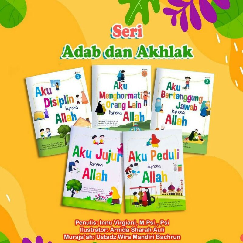 Jual Seri Buku Adab Dan Akhlak 1-5 | Shopee Indonesia