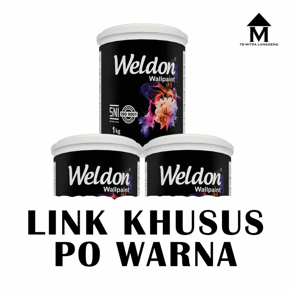 Jual Link Preorder Cat Dinding Cat Tembok Dekorasi Interior Weldon 1kg Anti Jamur Warna Lebih 7733