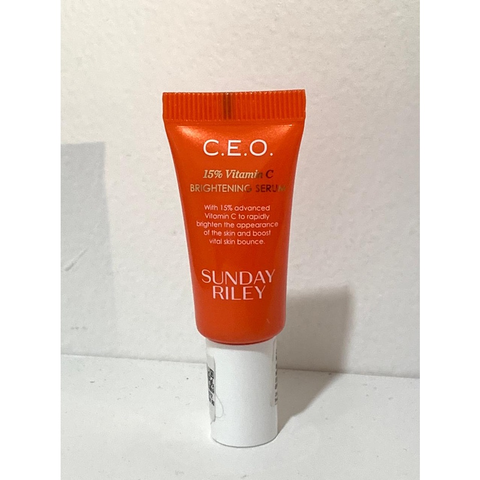 Jual SUNDAY RILEY C.E.O 15% Vitamin C BRIGHTENING SERUM 5ML / 8ML ...