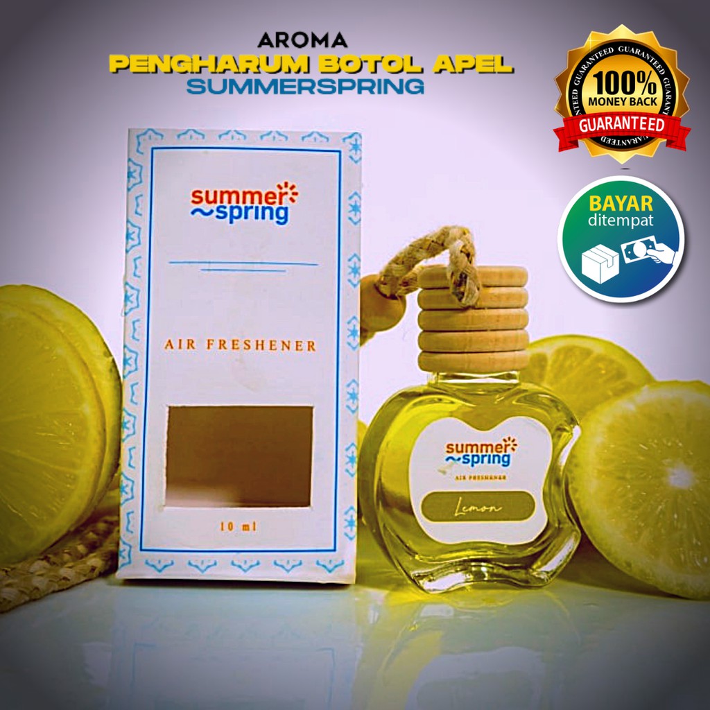 Jual Pengharum ruangan mobil aromaterapi otomatis botol apel 10 ml ...