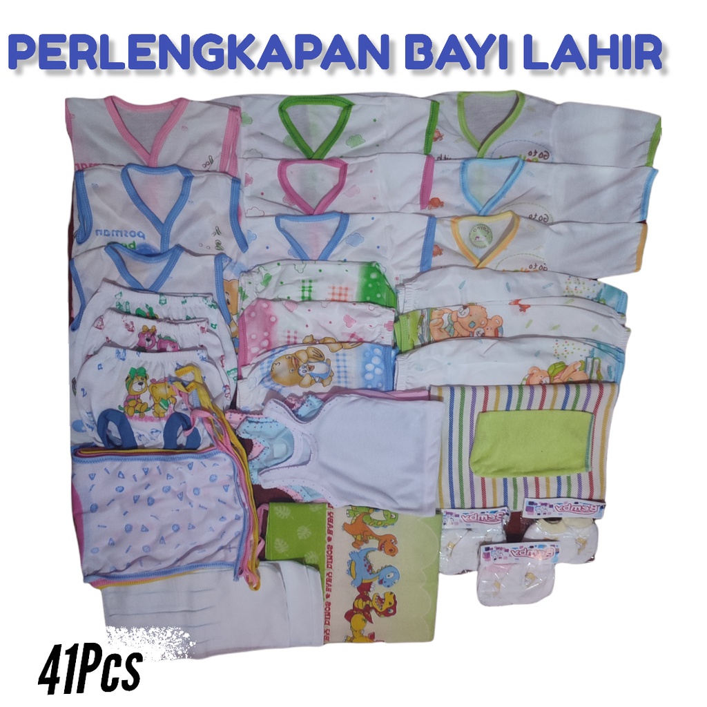 Jual Paket Perlengkapan Bayi Baru Lahir 41 Pcs | Shopee Indonesia