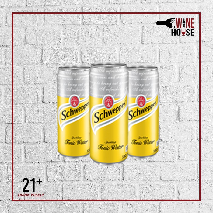 Jual Schweppes Tonic Water Can 330ml x 3 Kaleng Shopee Indonesia