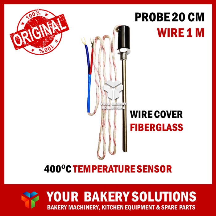 Jual Thermocouple 0400 Derajat 1 Meter Oven Deck Gas Listrik Otomatis