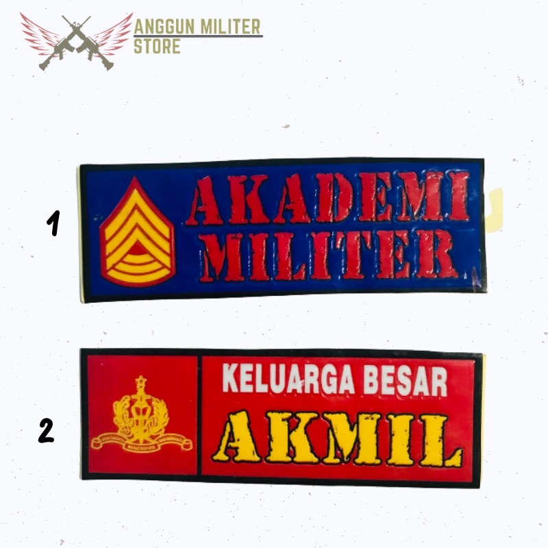 Jual Akmil// Stiker Akademi militer //Stiker Akademi TNI //Stiker TNI ...