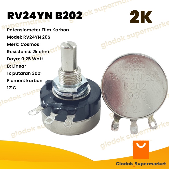 Jual Potensio Cosmos RV24 2K RV24YN 20S B202 | Shopee Indonesia