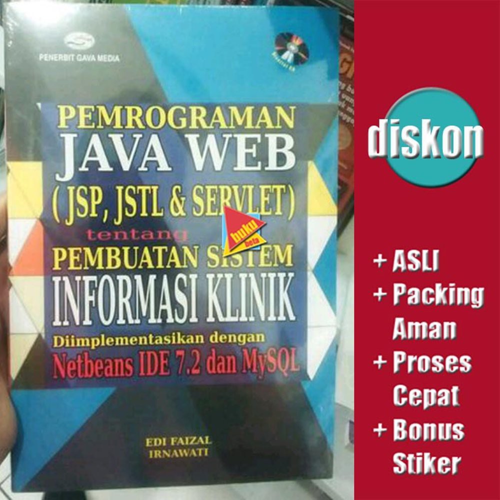 Jual Pemrograman Java Web JSP JSTL SERVLET tentang Pembuatan Sistem ...