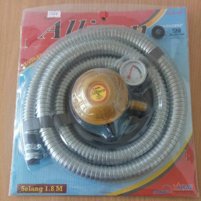Jual Paket Regulator dan Selang gas Allison SNI | Shopee Indonesia