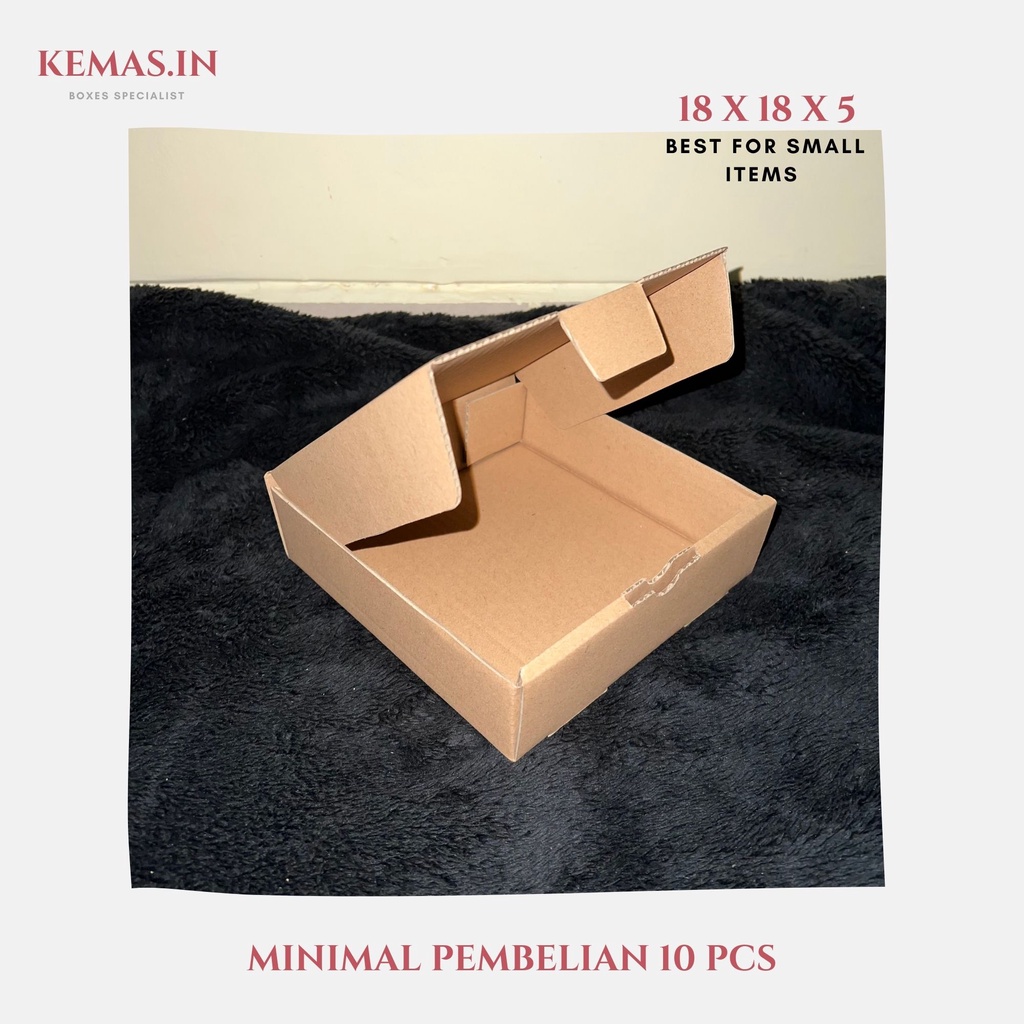 Jual Kardus Dus Karton Box Uk 18x18x5 Die Cut Pizza Packaging Polos Murah Shopee Indonesia 3983