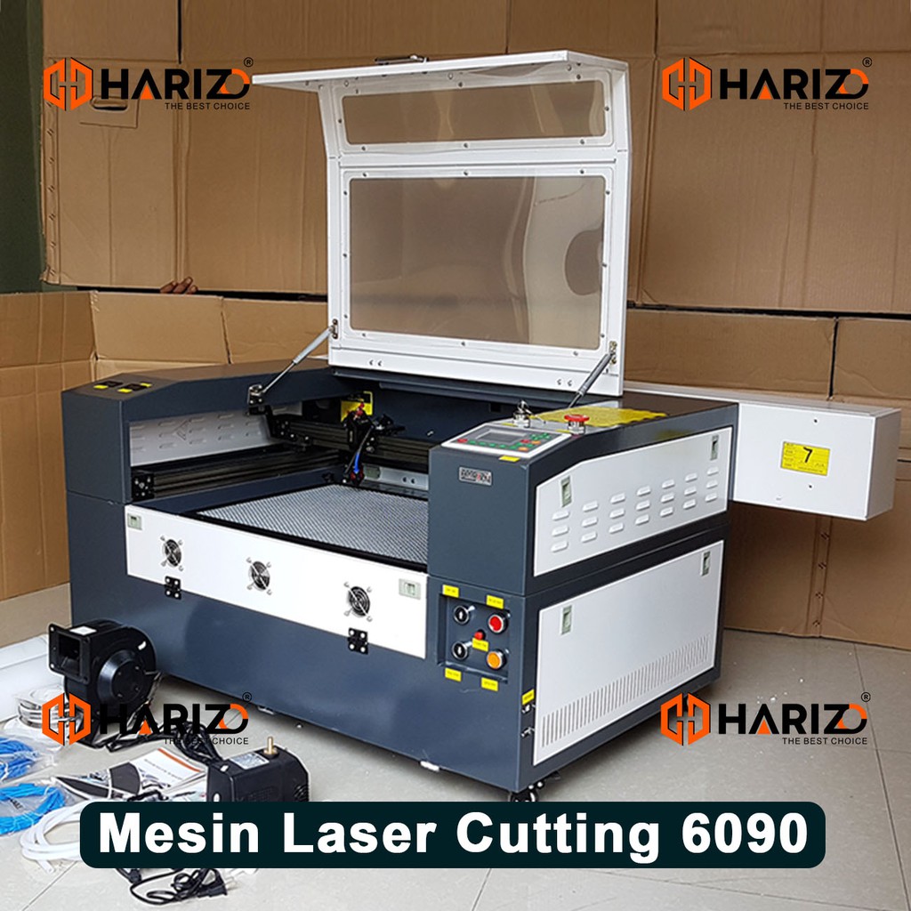 Jual Mesin Cutting Laser 6090 Pemotong Grafir Laser Non Metal Logam Besi Mesin Laser Cutting 9124