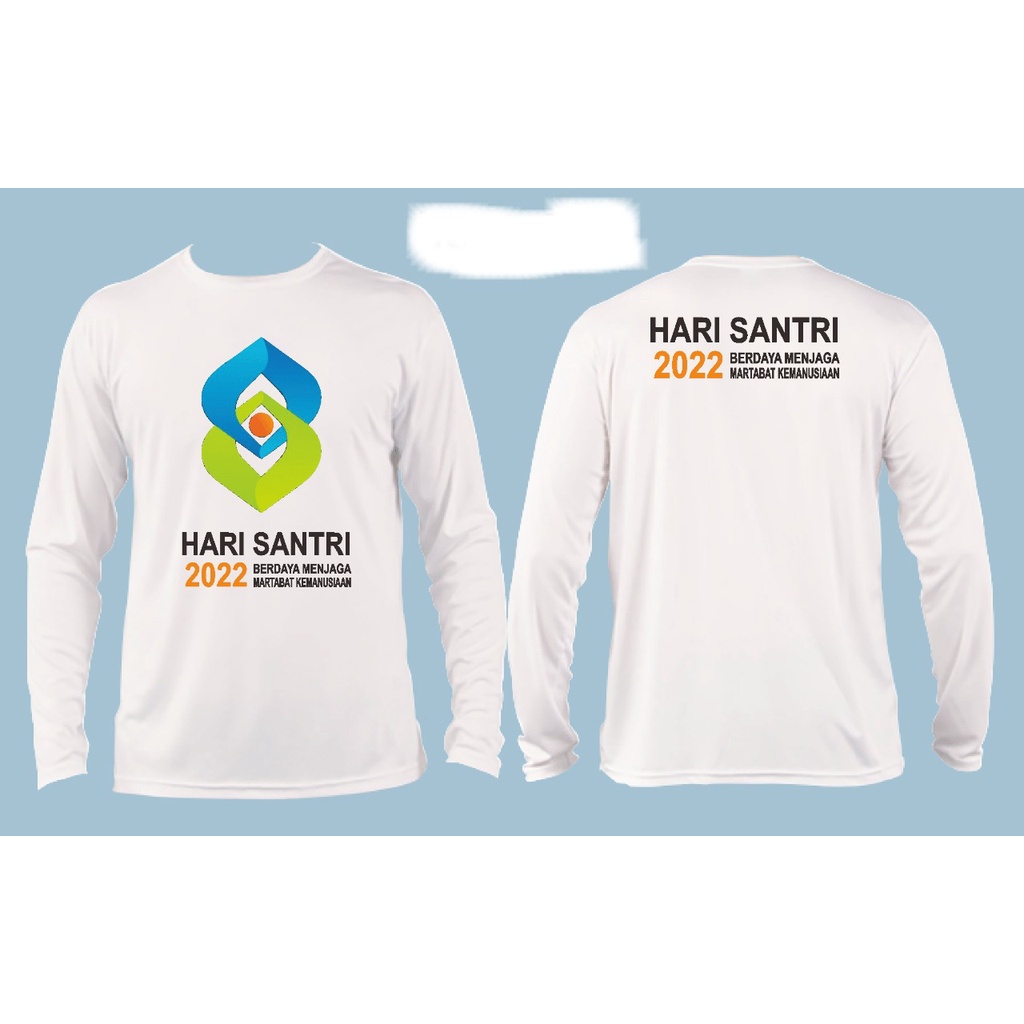 Jual KAOS HARI SANTRI NASIONAL 2022 LENGAN PANJANG/KAOS HARI SANTRI ...