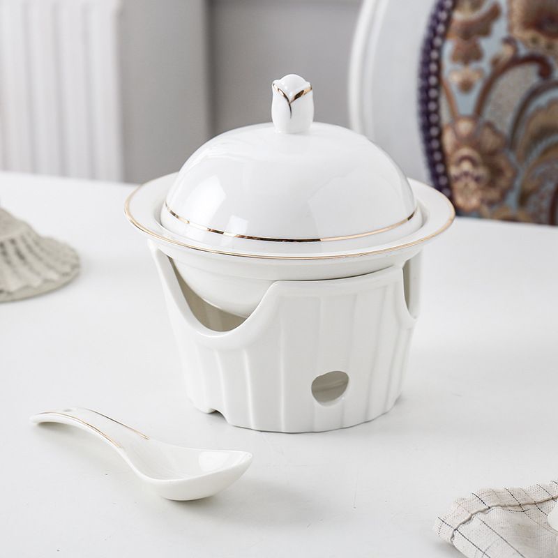 Jual Mangkuk soup cup stew cup Phnom Penh ceramic nest bowl with lid n