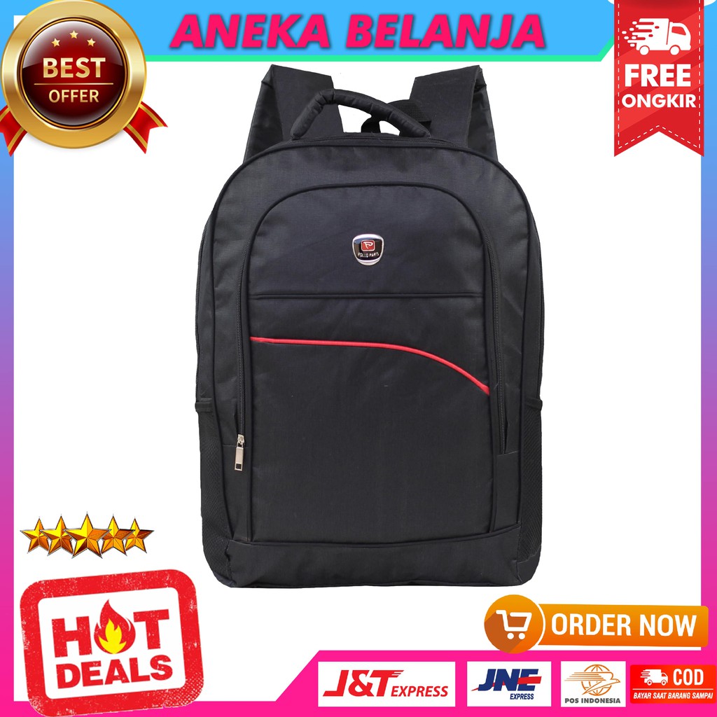 Jual ANEKA - Tas Ransel Cowok Cewek Fashionable Model Polo Paris ...