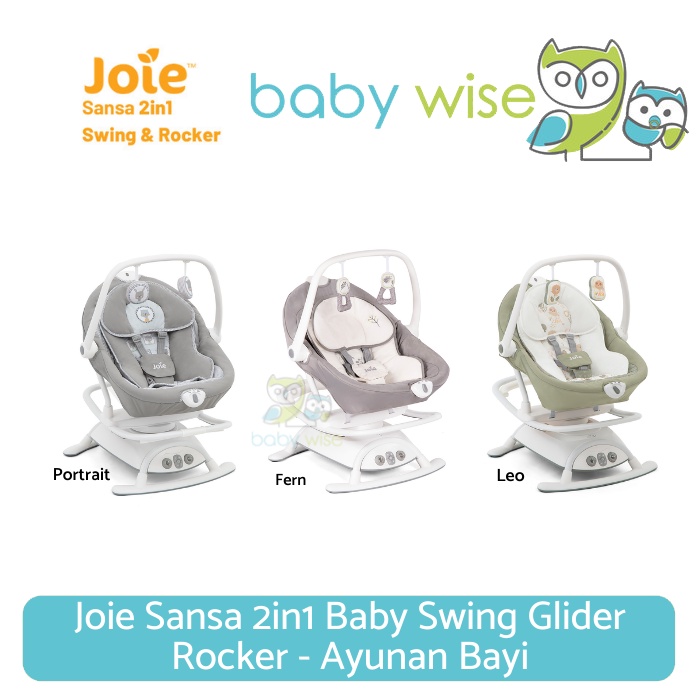 Jual Joie Sansa 2in1 Baby Swing Glider Rocker Bouncer Ayunan