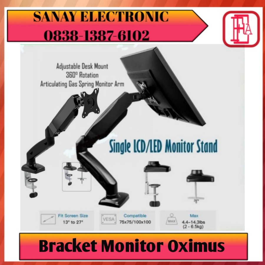 Jual Bracket Monitor PC,Bracket Meja Breket LED 17 Inch sampai 27 inch ...