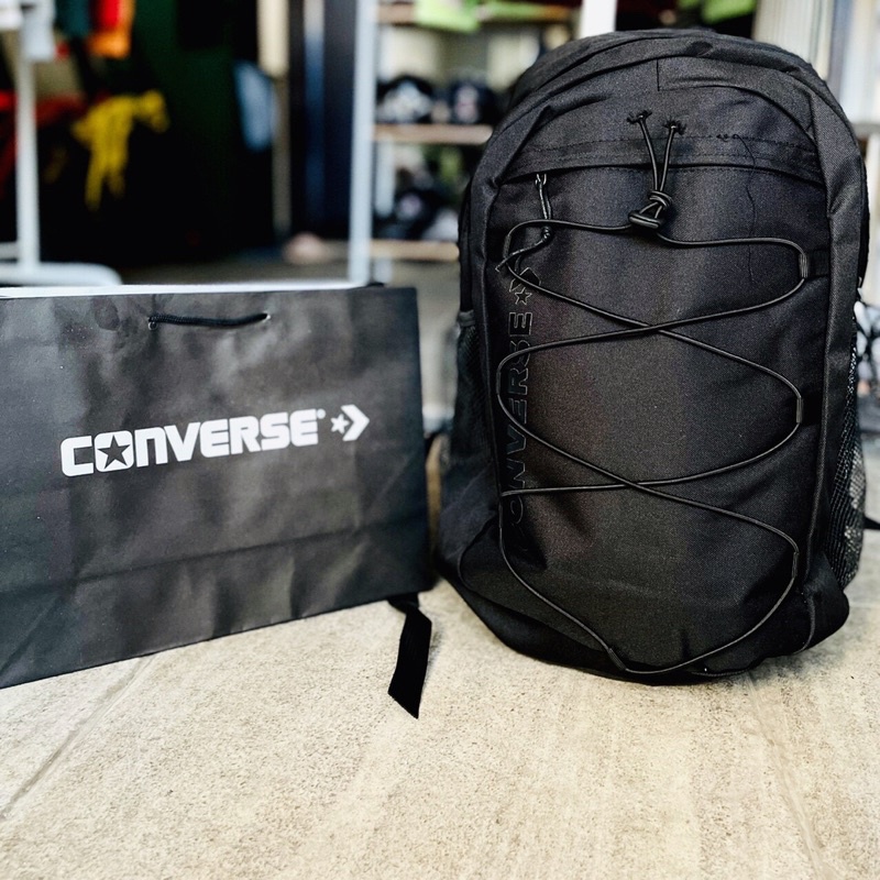 Jual CONVERSE SWAP OUT BACKPACK FULL BLACK + FULLSET Shopee Indonesia