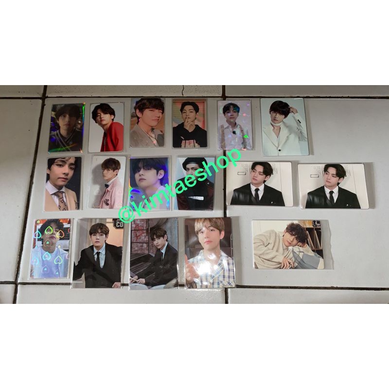 Jual BTS V PHOTOCARD OFFICIAL | Shopee Indonesia