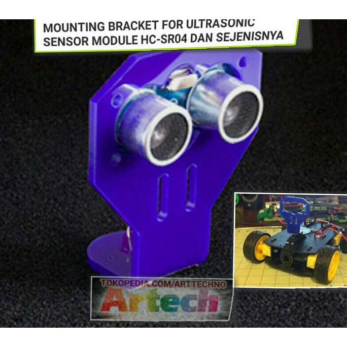 Jual Mounting / Bracket Sensor Radar Hc-Sr04 Project Smartcar Arduino ...