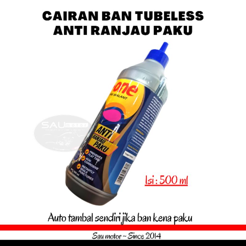 Jual Saumotor Cairan Ban Tubles 500 Ml Anti Bocor Cairan Ban Anti Paku ...