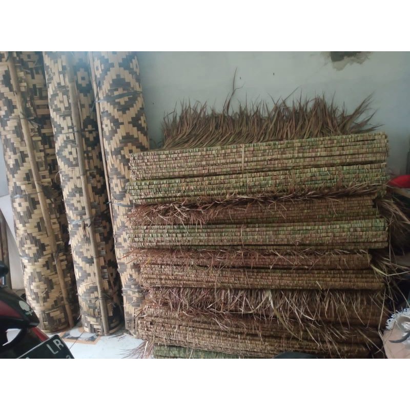 Jual ATAP ALANG ALANG RUMBIA MINIMAL ORDER 100 LEMBAR | Shopee Indonesia