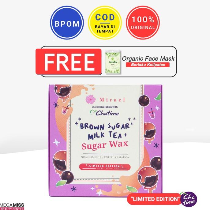 Jual MIRAEL x CHATIME Waxing Kit Brown Sugar Milk Tea (LIMITED