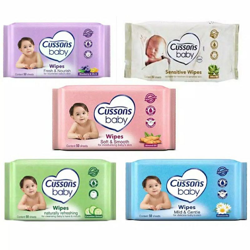 Jual Cussons Baby Wipes 50's All Variant Shopee Indonesia