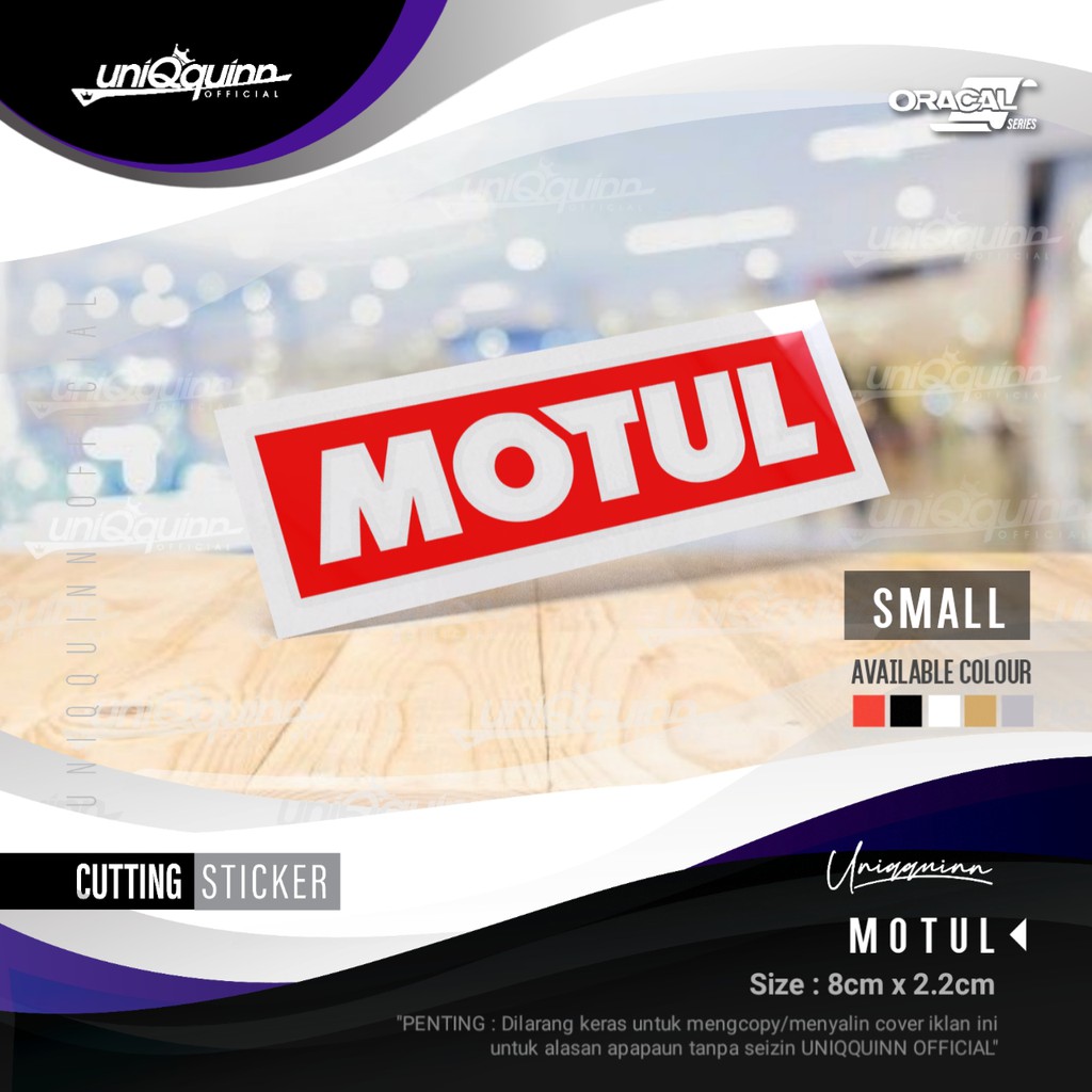 Jual UQ Stiker Motor | Stiker Motul Kecil | Cutting Sticker Motul ...