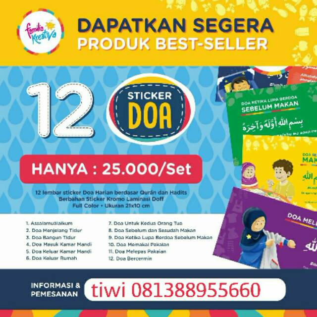 Jual Stiker doa harian | Shopee Indonesia