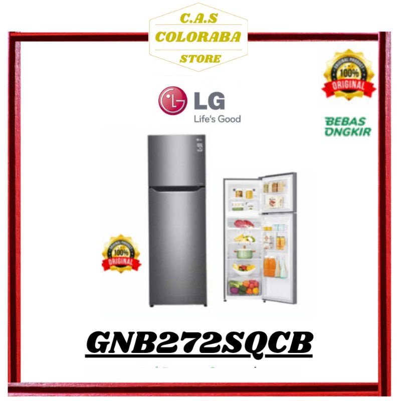 Jual KULKAS LG GNB272SQCB KULKAS 2 PINTU INVERTER GN-B272SQCB GN-B272 ...