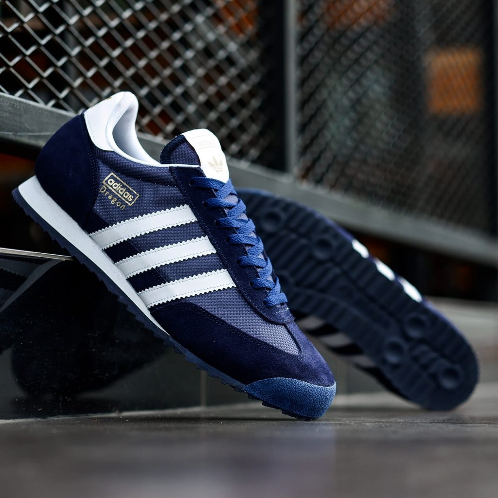 SEPATU ADIDAS DRAGON ORIGINAL NAVY WHITE