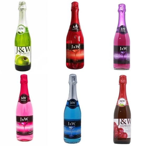 Jual J&W SPARKLING APPLE/ ROSE GRAPE CELEBRATION, PURPLE / RED COCKTAIL