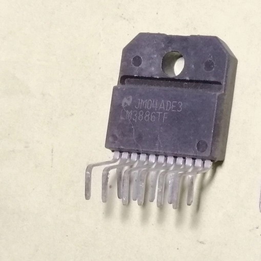 Jual LM3886T LM3886TF IC Power Amplifier Audio 68Watt 1-Ch Zip-11