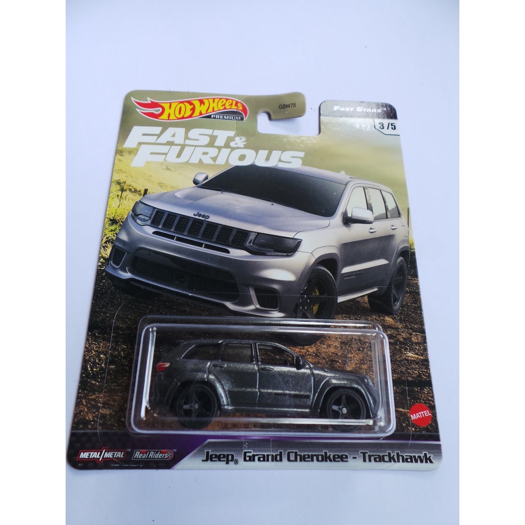 Jual HOT WHEELS FAST & FURIOUS Jeep, Grand Cherokee Trackhawk