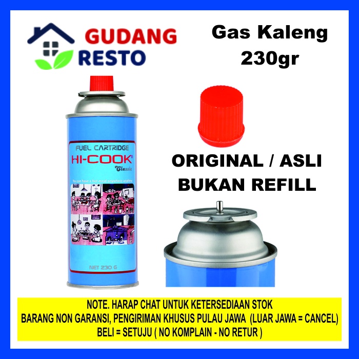 Jual Hi Cook Winn Gas Kaleng Tabung Gr Lpg Kompor Portable