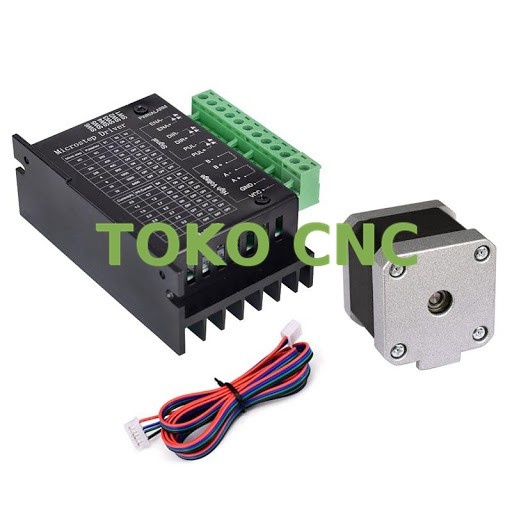 Jual Kit 42 stepper motor nema 17 0.4 N.M + Driver TB6600 4A KB23 ...
