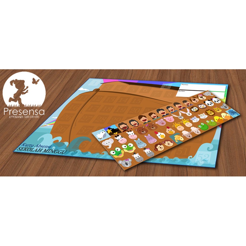 Jual Kartu Absensi Sekolah Minggu Sticker - Edisi Nuh | Shopee Indonesia