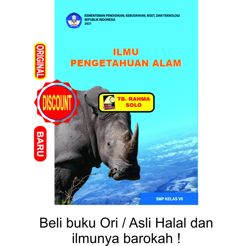 Jual Ilmu Pengetahuan Alam IPA SMP Kelas VII Kelas 7 Kelas 1 Kurikulum ...