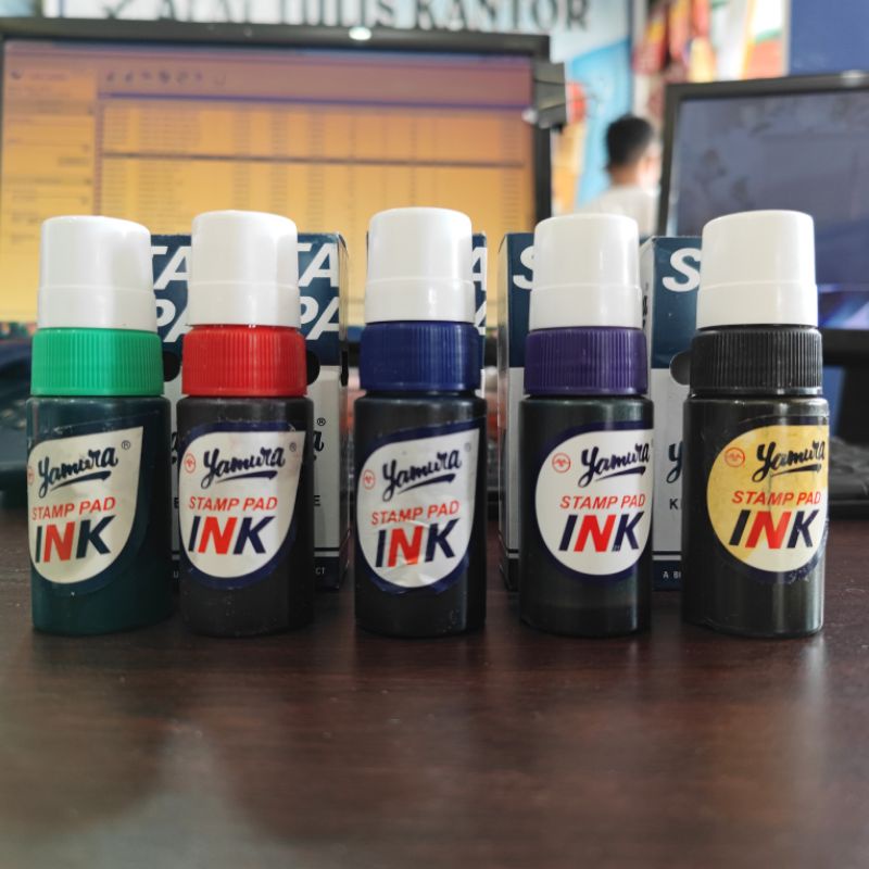 Jual TINTA STEMPEL YAMURA KING STAMP PAD INK SIZE 50 CC / TINTA