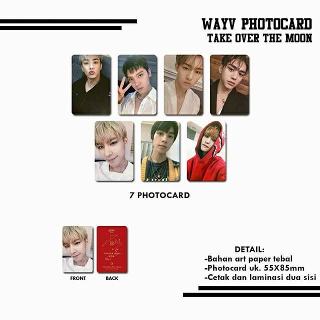 WayV Take Over The Moon CD Photocard Ten WayV Ten Take Over