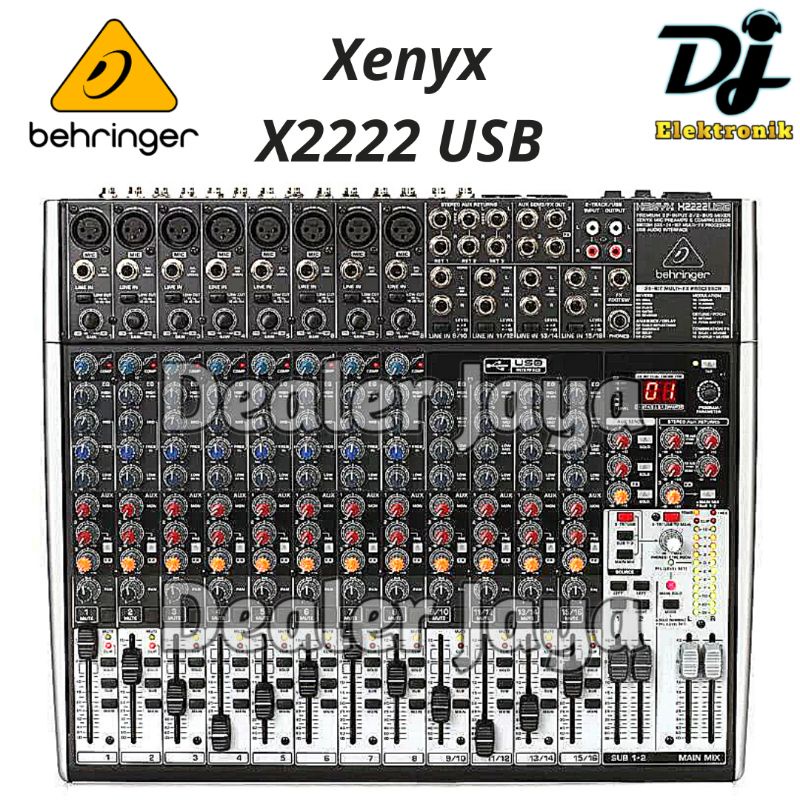 Jual Mixer Analog Behringer XENYX X 2222 USB / X2222 USB / X2222USB
